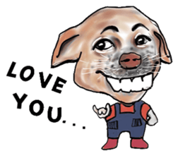 The Hipster Dog Family sticker #13047937