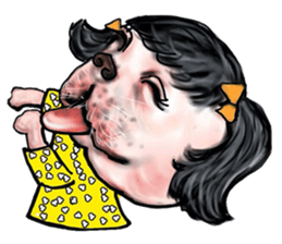 The Hipster Dog Family sticker #13047947