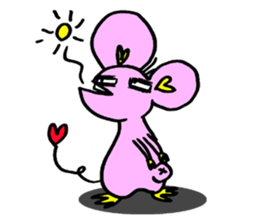 naughty rat sticker #13048458