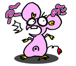 naughty rat sticker #13048459