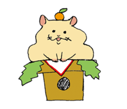 hamster Kimi 2 sticker #13048573