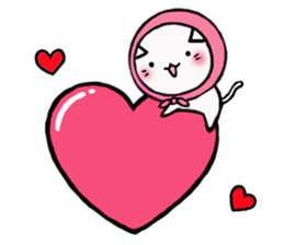 The cat which likes bandana sticker #13048707