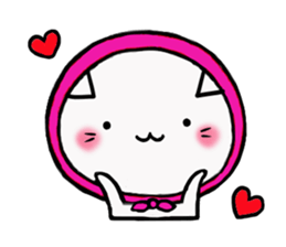 The cat which likes bandana sticker #13048708