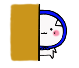 The cat which likes bandana sticker #13048710