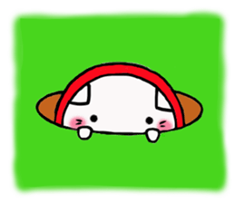 The cat which likes bandana sticker #13048711