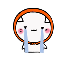 The cat which likes bandana sticker #13048723