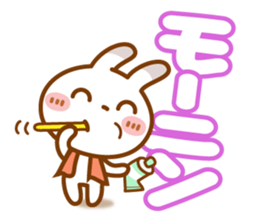 Spots rabbit[Use another message] sticker #13048734