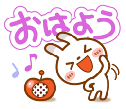 Spots rabbit[Use another message] sticker #13048735