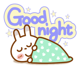 Spots rabbit[Use another message] sticker #13048736