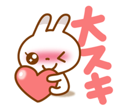 Spots rabbit[Use another message] sticker #13048749