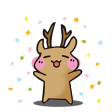 Be with deer Plus++++ sticker #13049139