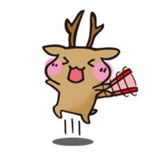 Be with deer Plus++++ sticker #13049155