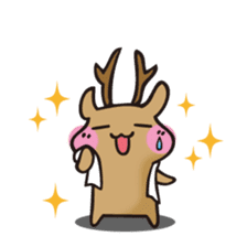 Be with deer Plus++++ sticker #13049158