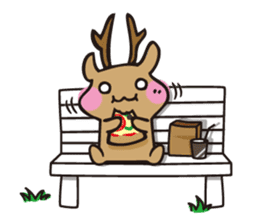 Be with deer Plus++++ sticker #13049159
