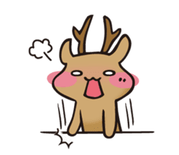 Be with deer Plus++++ sticker #13049165