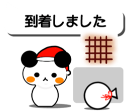 Animal stuffed toy.Christmas sticker #13049180