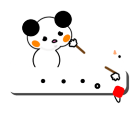 Animal stuffed toy.Christmas sticker #13049189