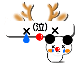 Animal stuffed toy.Christmas sticker #13049208