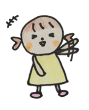 Gentle girl. The English version sticker #13049216