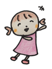 Gentle girl. The English version sticker #13049218