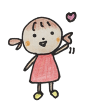 Gentle girl. The English version sticker #13049219