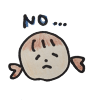 Gentle girl. The English version sticker #13049221