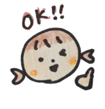 Gentle girl. The English version sticker #13049222