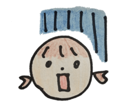 Gentle girl. The English version sticker #13049223