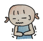 Gentle girl. The English version sticker #13049226