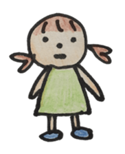 Gentle girl. The English version sticker #13049229