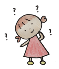 Gentle girl. The English version sticker #13049231