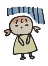 Gentle girl. The English version sticker #13049232