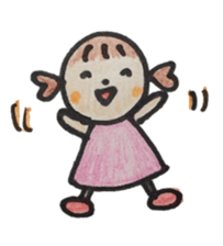 Gentle girl. The English version sticker #13049234