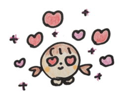 Gentle girl. The English version sticker #13049235