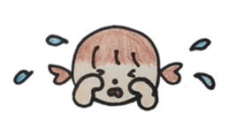 Gentle girl. The English version sticker #13049237