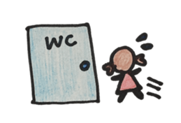 Gentle girl. The English version sticker #13049238