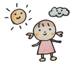 Gentle girl. The English version sticker #13049241