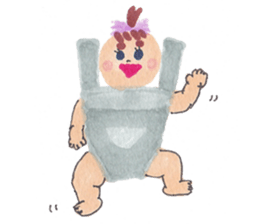 BABY baby boo sticker #13049286