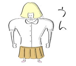 Shoulder Women sticker #13049654