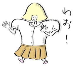 Shoulder Women sticker #13049655