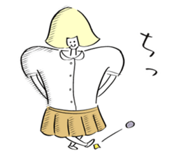 Shoulder Women sticker #13049656