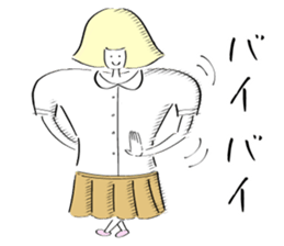 Shoulder Women sticker #13049659