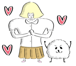 Shoulder Women sticker #13049674