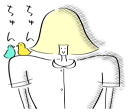 Shoulder Women sticker #13049680