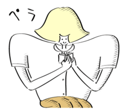 Shoulder Women sticker #13049689