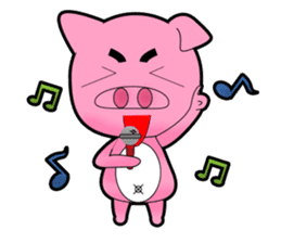 Cute Porky Pig sticker #13050786