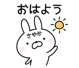 Happy Rabbit "Sayaka" sticker #13050992
