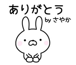 Happy Rabbit "Sayaka" sticker #13050994