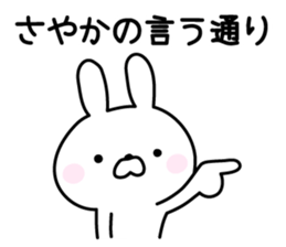 Happy Rabbit "Sayaka" sticker #13051018