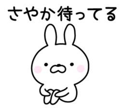 Happy Rabbit "Sayaka" sticker #13051020